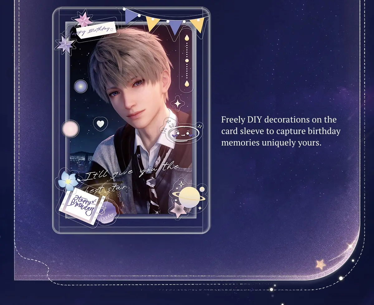 Xavier Mini Card - Xavier Birthday 2025 love and deepspace xavier mini card xavier birthday 2025 content 3