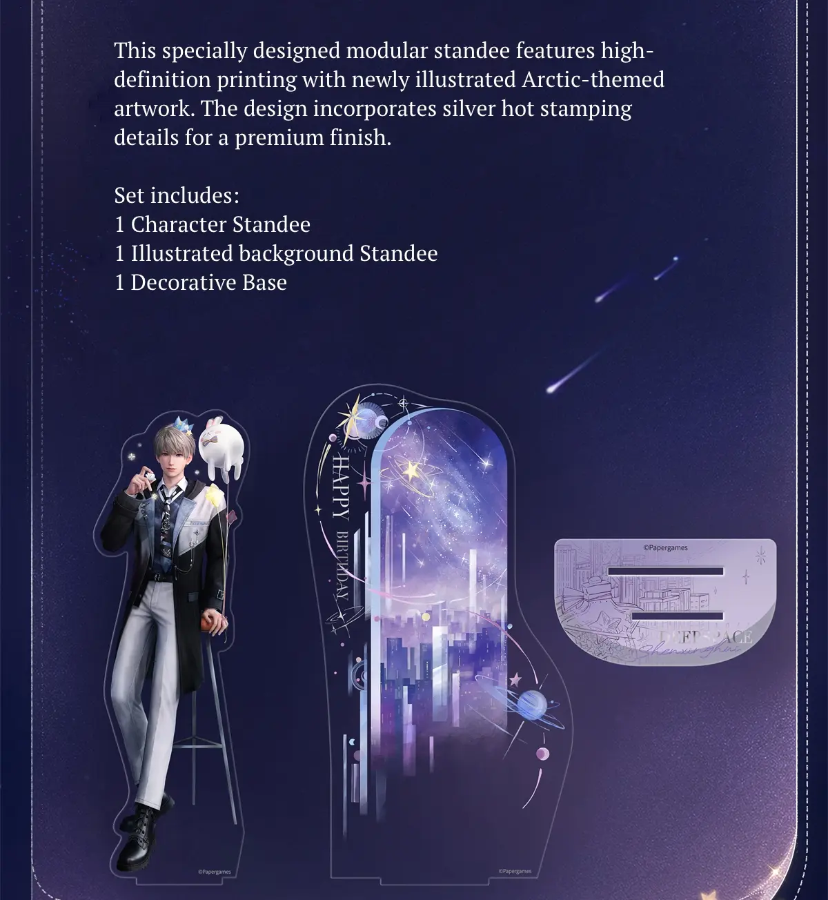 Xavier Standee - Xavier Birthday 2025 love and deepspace xavier standee xavier birthday 2025 content 1