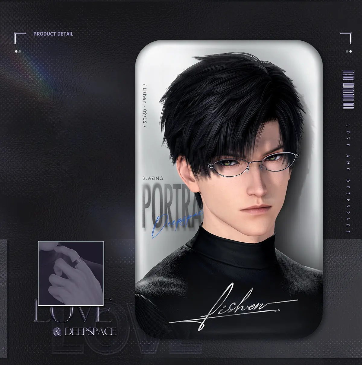 Zayne Badge - Blazing Portrait Love And Deepspace Zayne Badge Blazing Portrait Content 1