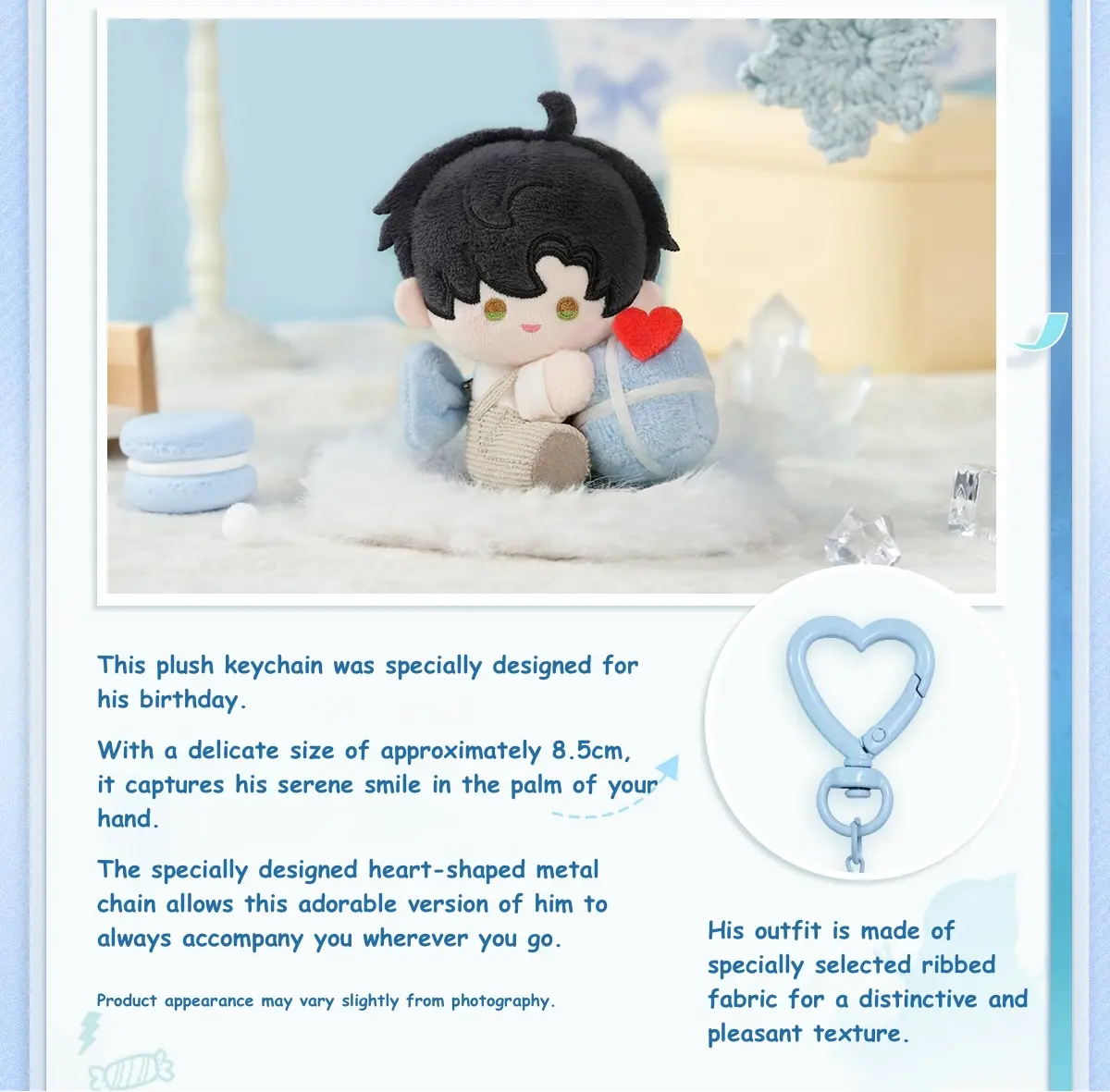 Zayne Bag Charm - Zayne Birthday 2025 Love And Deepspace Zayne Bag Charm Zayne Birthday 2025 Content 1