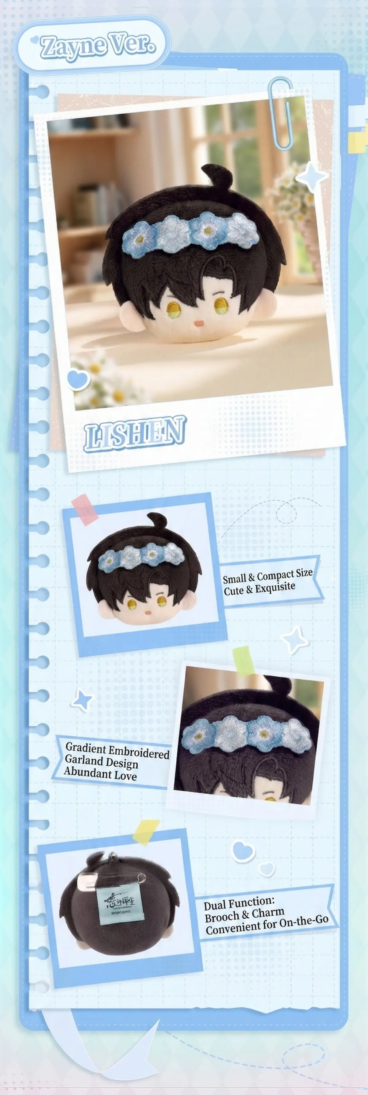 Zayne Brooch - Daily Along Love And Deepspace Zayne Brooch Daily Along Content 1