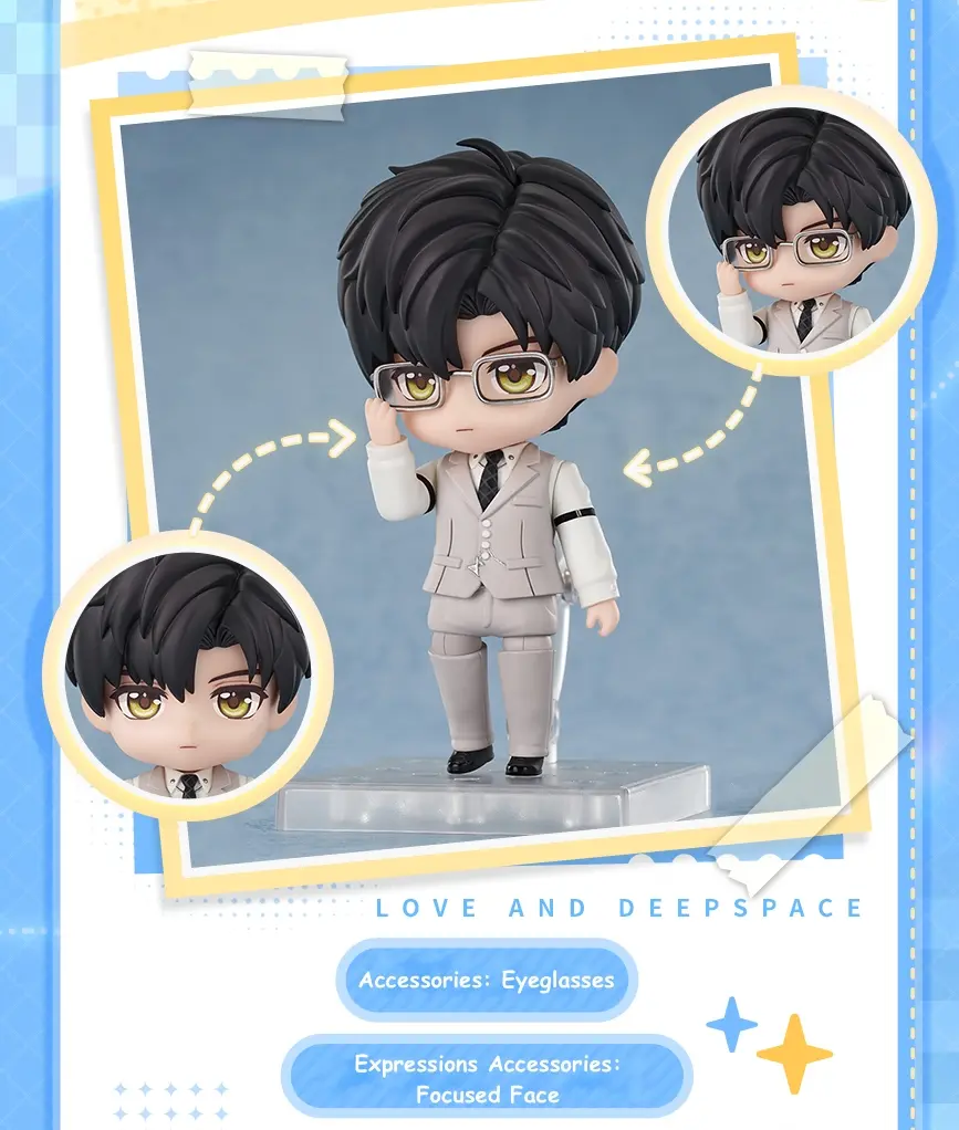 Zayne Clay Figure - Q Version Love And Deepspace Zayne Clay Figure Q Version Content 1
