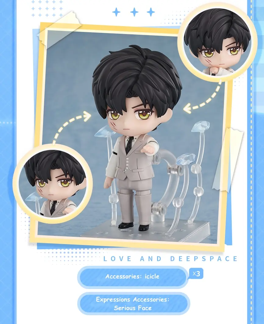Zayne Clay Figure - Q Version Love And Deepspace Zayne Clay Figure Q Version Content 2