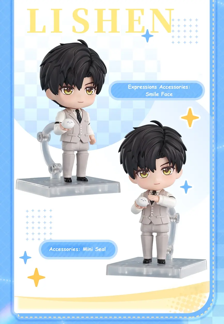 Zayne Clay Figure - Q Version Love And Deepspace Zayne Clay Figure Q Version Content 3