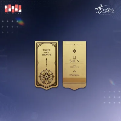 Zayne Metal Bookmark - Echoes Of The Past