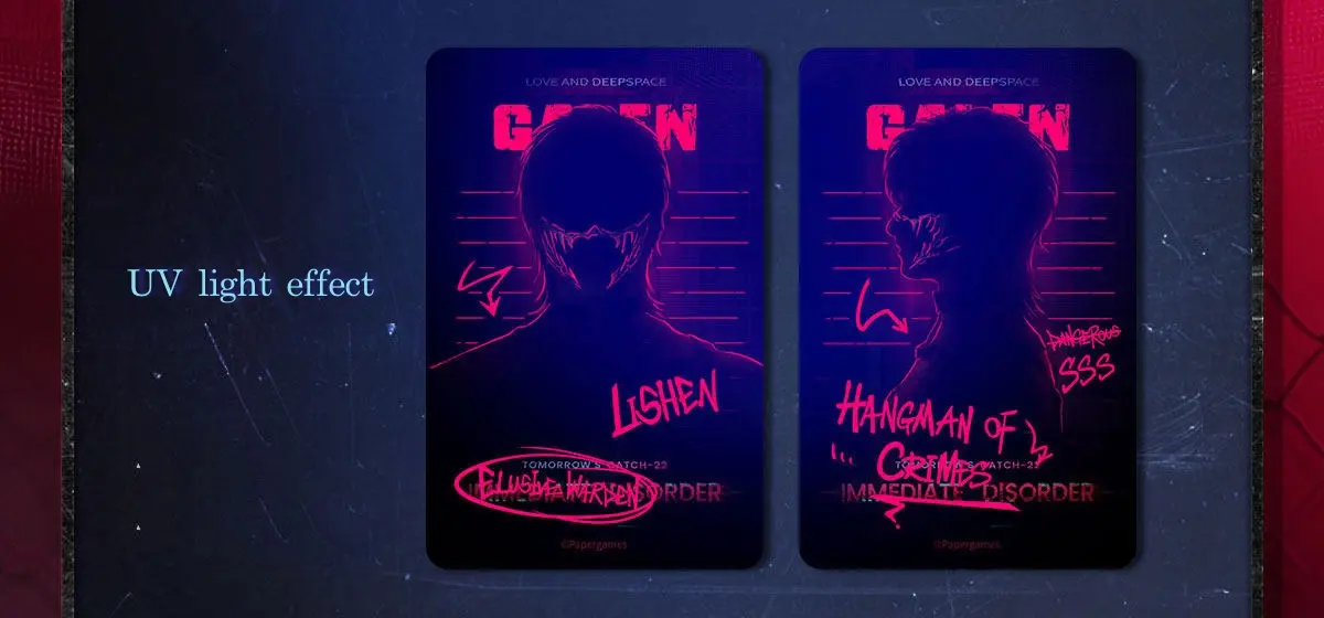 Zayne Mini Card - Immediate Disorder Love And Deepspace Zayne Mini Card Immediate Disorder Content 3